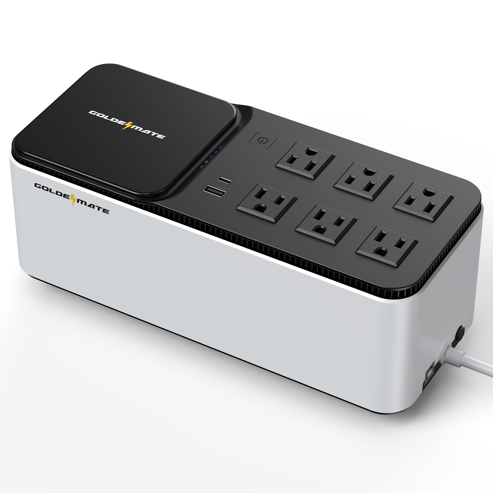 Amazon.com: GOLDENMATE 600VA/360W Lithium UPS Battery Backup and